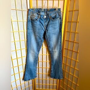 Seven7 Blue Boot Cut Jeans Classic Style